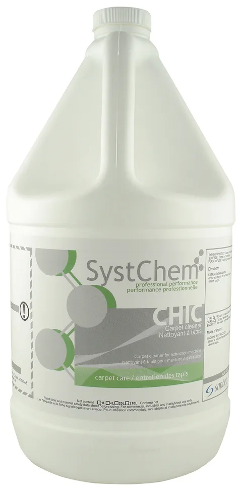 Nettoyant à tapis Chic pour machine à extraction 