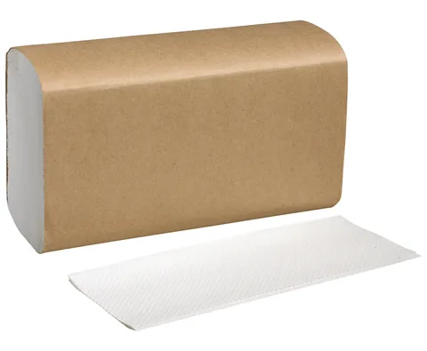 Papier à main blanc pli multiple