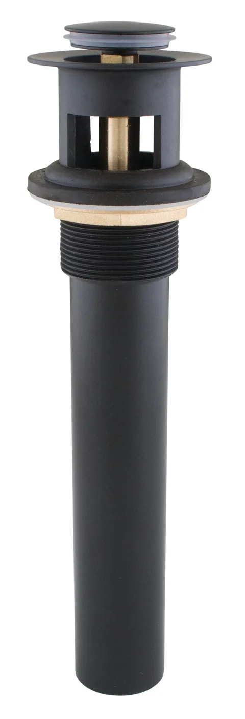 Crépine de lavabo 1 1/4" x 8" 2 pièces avec bouchon à cliquer