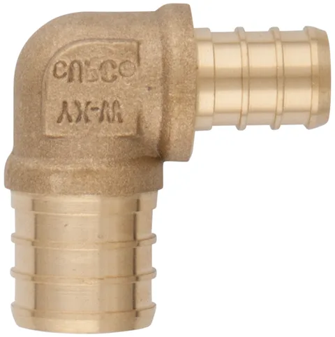 Coude réduit 90D pex-B en laiton 