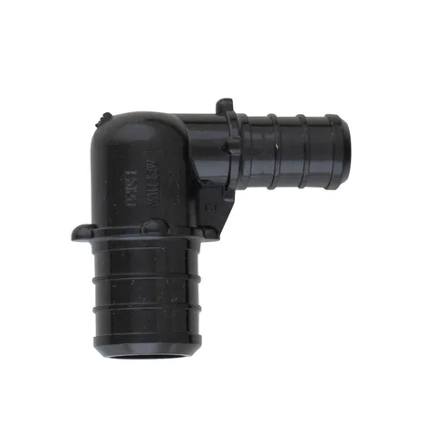 Coude réduit 90D pex-B en poly-alloy 