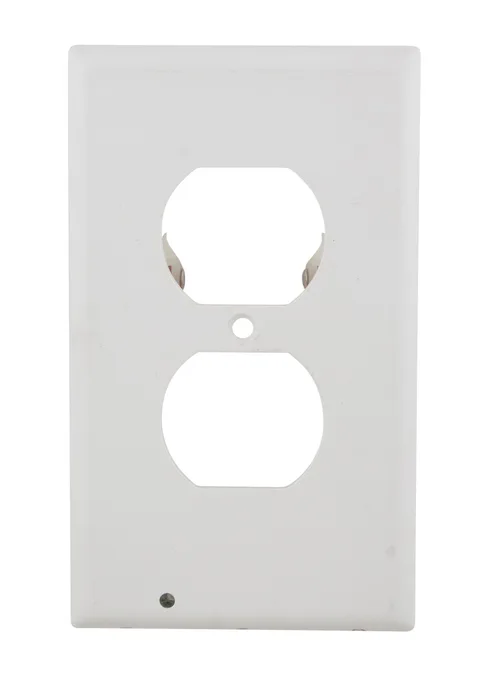 LED standard receptacle wall plate